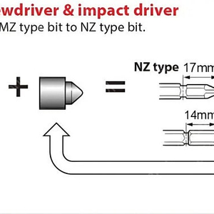 MZ 드릴 비트 콩알(NZ비트에 MZ비트 사용가능)