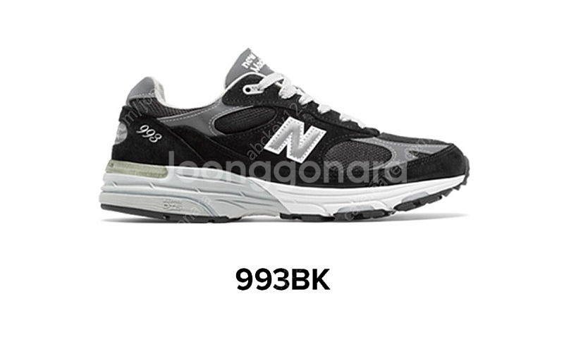 [새상품]뉴발란스 993 블랙 우먼 230--0