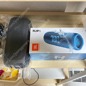 미개봉 새제품 JBL FLIP6 블루투스 스피커+하드케이스 최저가! 선착순!