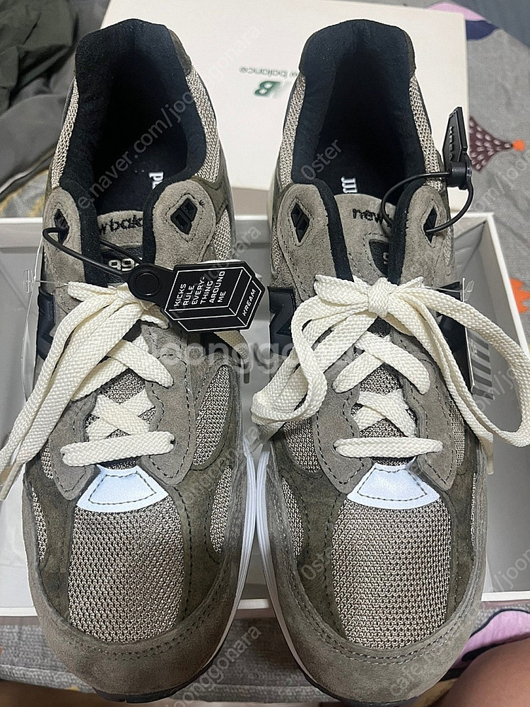 뉴발란스x자운드 990v4 네이비, 993 올리브, 9...--0