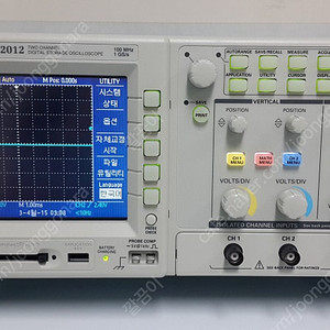 Tektronix 텍트로닉스 TDS2012 100MHz 휴대용오실로스코프 중고계측기 팝니다