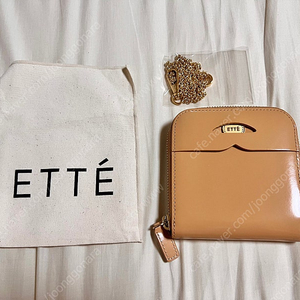 에떼 마이크로백 ETTE MICRO BAG PATENT PEACH