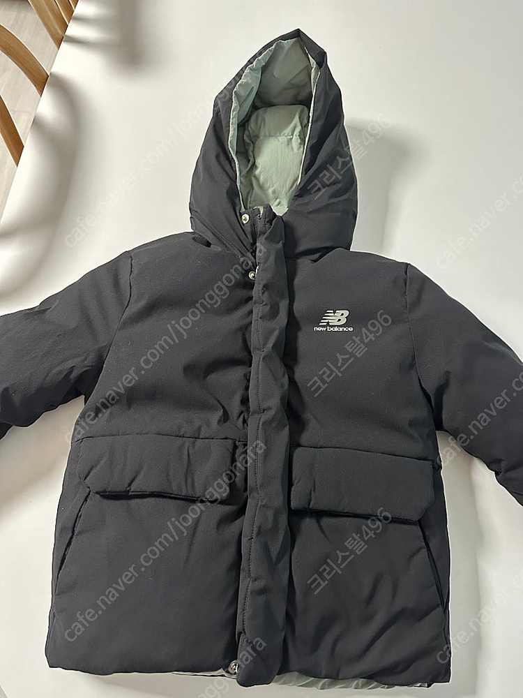 뉴발란스키즈 리버서블 구스 패딩--6