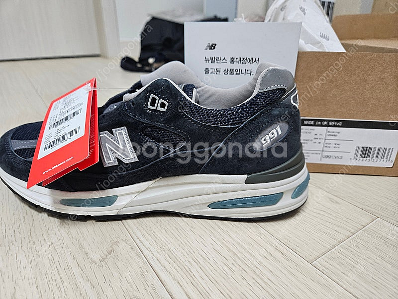 뉴발란스 991 v2 네이비 260 새상품--0