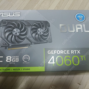 Asus RTX4060Ti OC DUAL 단순개봉 미사용 팝니다