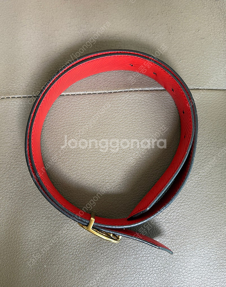 루이비통 모노그램 에삐 서클 리버서블 벨트 35MM 8...--7