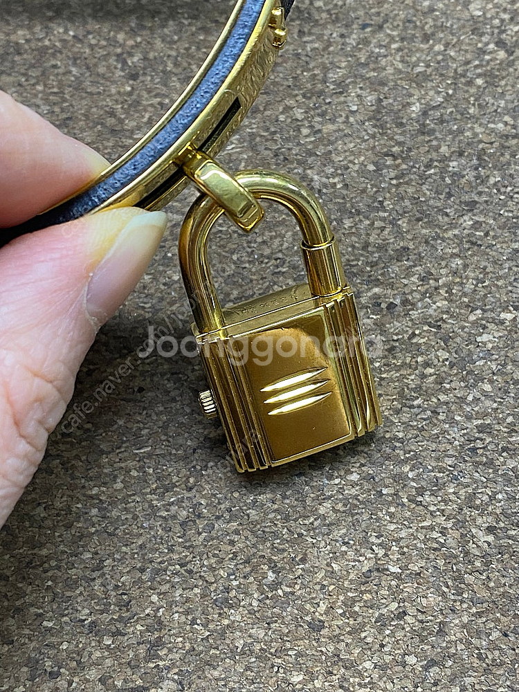 에르메스 캘리 자물쇠 시계--4