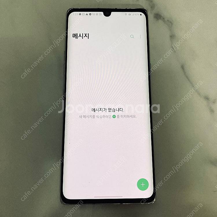 LG G9 벨벳 화이트 128기가 액정깔끔! 7만5천원...--4