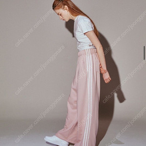 모일리 Lace Tape Track Pants Pink(장원영 착용)