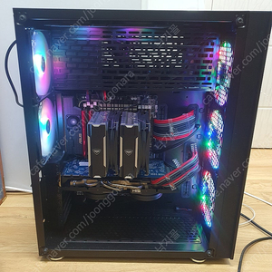 컴퓨터 pc 빅타워 케이스 t800 풍통