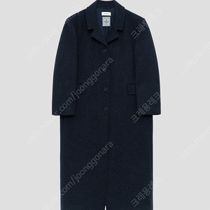 구해요) 문달 네이비 코트 tailored wool single coat