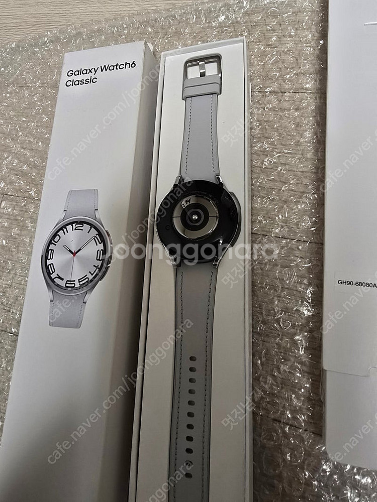 (거의새거)갤럭시워치6 클래식 47mm 블투(실버 풀박...--1