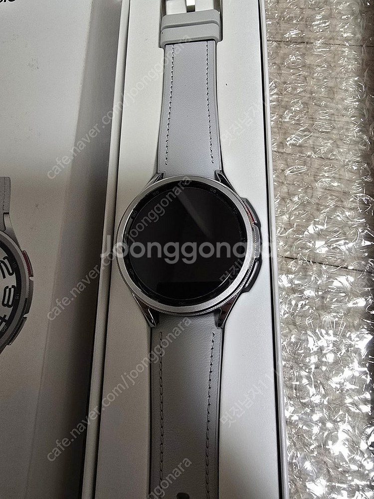(거의새거)갤럭시워치6 클래식 47mm 블투(실버 풀박...--3