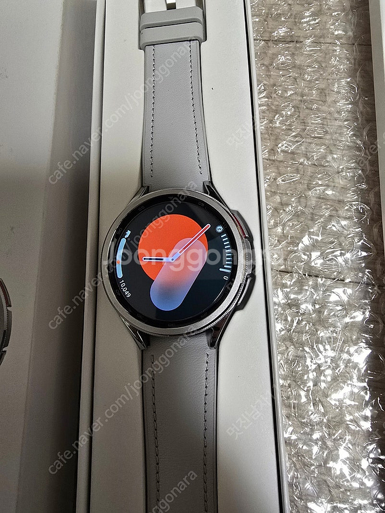 (거의새거)갤럭시워치6 클래식 47mm 블투(실버 풀박...--4