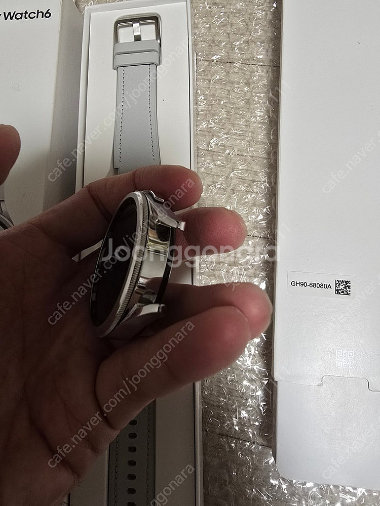 (거의새거)갤럭시워치6 클래식 47mm 블투(실버 풀박...--5