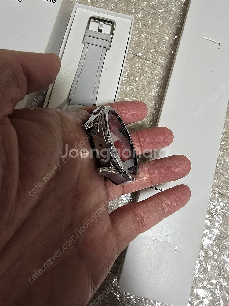(거의새거)갤럭시워치6 클래식 47mm 블투(실버 풀박...--6