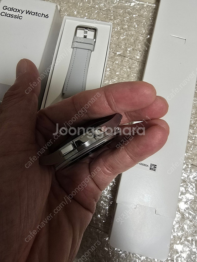 (거의새거)갤럭시워치6 클래식 47mm 블투(실버 풀박...--8
