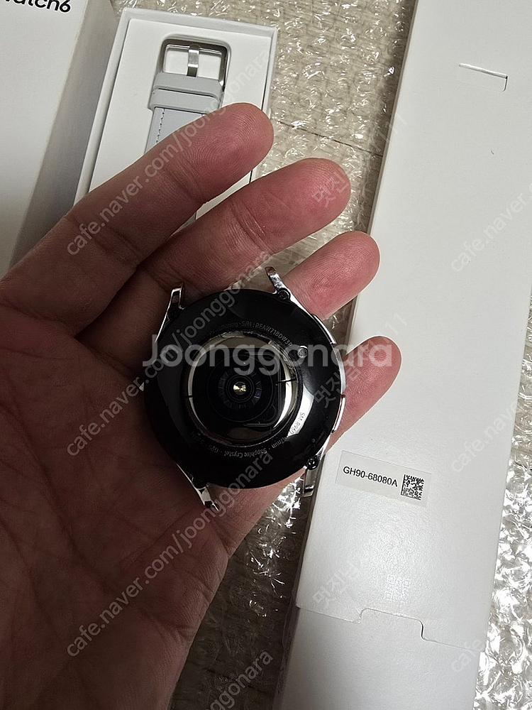(거의새거)갤럭시워치6 클래식 47mm 블투(실버 풀박...--9