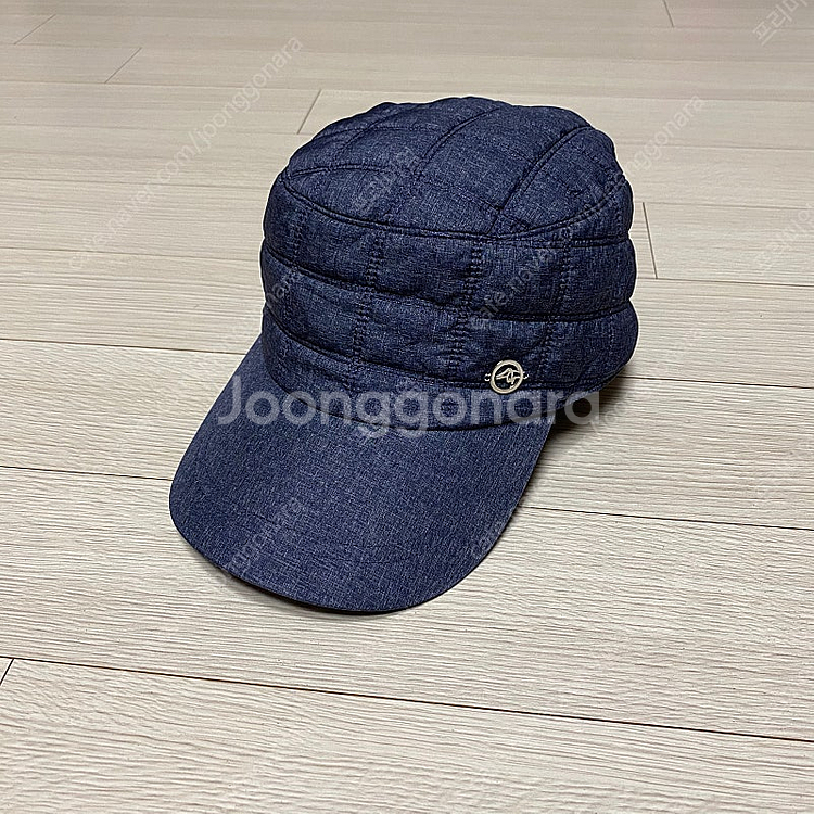 루이까스텔 남성 퀼팅 패딩 캡 모자 M 58cm 사이즈...--0