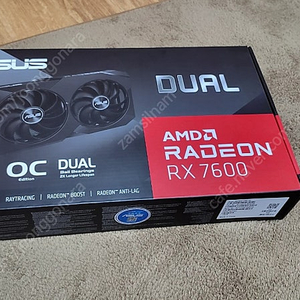 [미개봉] AMD 라데온 RX7600 8GB 그래픽카드 VGA팝니다.