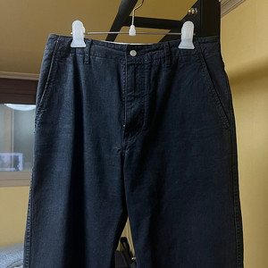 포터리 one washed wide denim black 1size 판매