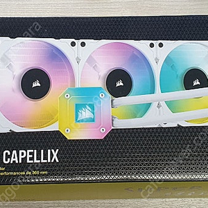 커세어 iCUE 5000X RGB 화이트 케이스 / iCUE H150i ELITE CAPELLIX 화이트 3열 수냉