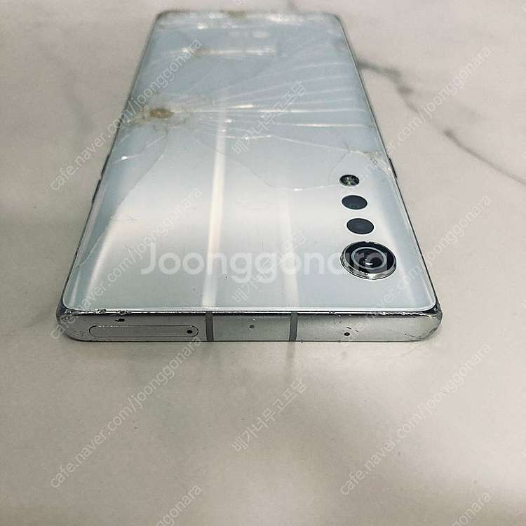 LG G9 벨벳 화이트 128기가 액정깔끔! 7만5천원...--3