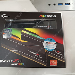 G.SKILL TRIDENT Z5 NEO RGB DDR5 6000 CL36 16GBX2(32GB) 서린정품 AMD EXPO전용 팝니다.