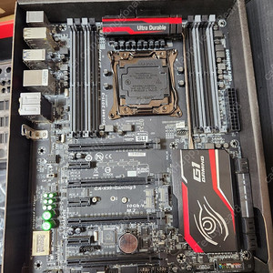i7 5820k + 기가바이트 X99 Gaming 5
