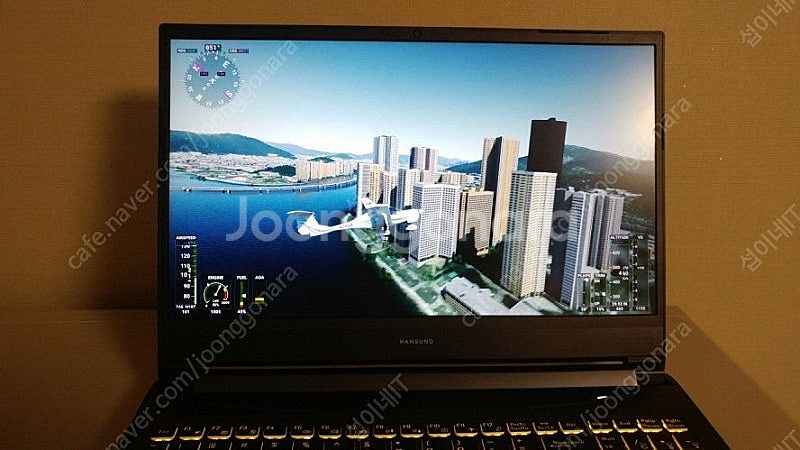 [판매]한성 X5967 i7 풀업 게이밍 노트북/램32...--5