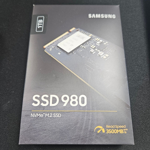 미개봉 삼성 M2 SSD 980 1TB 판매