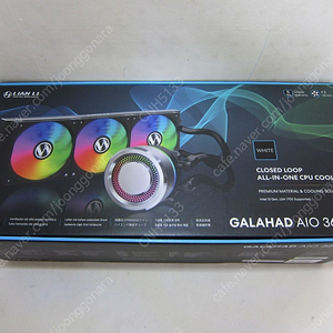 3열 수냉 리안리 GALAHAD AIO 360 ARGB (화이트) (AS 2027년 3월)