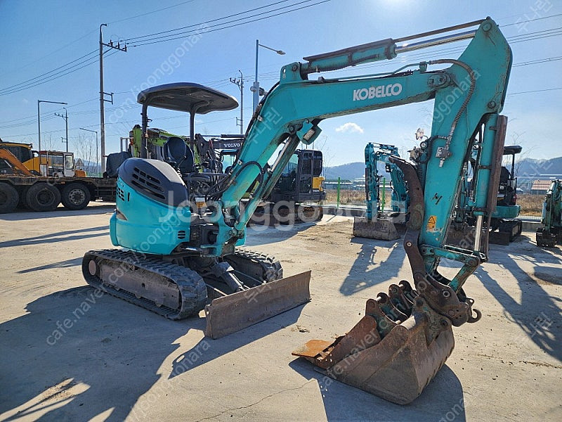 코벨코 SK35 2018년식 코끼리집게 버켓3종 3.5...--1