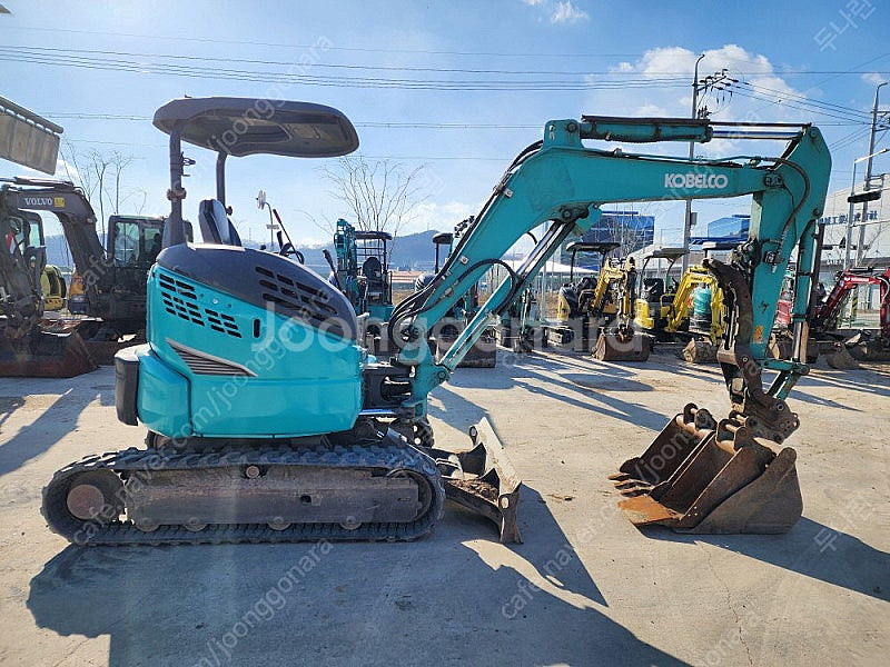 코벨코 SK35 2018년식 코끼리집게 버켓3종 3.5...--2