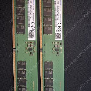 삼성전자 16G DDR5 44800 / PC5 5600 RAM (2개)