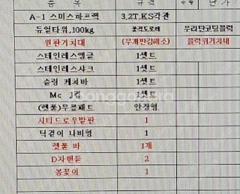 블랙벳 A-1 스미스 하프랙 및 홈짐 풀셋--9