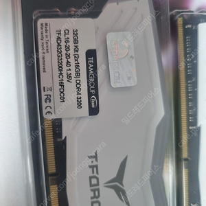 T-Force DDR4 3200 CL16 Delta RGB 화이트 패키지 32GB (16Gx2) 2개 64GB 일괄 판매