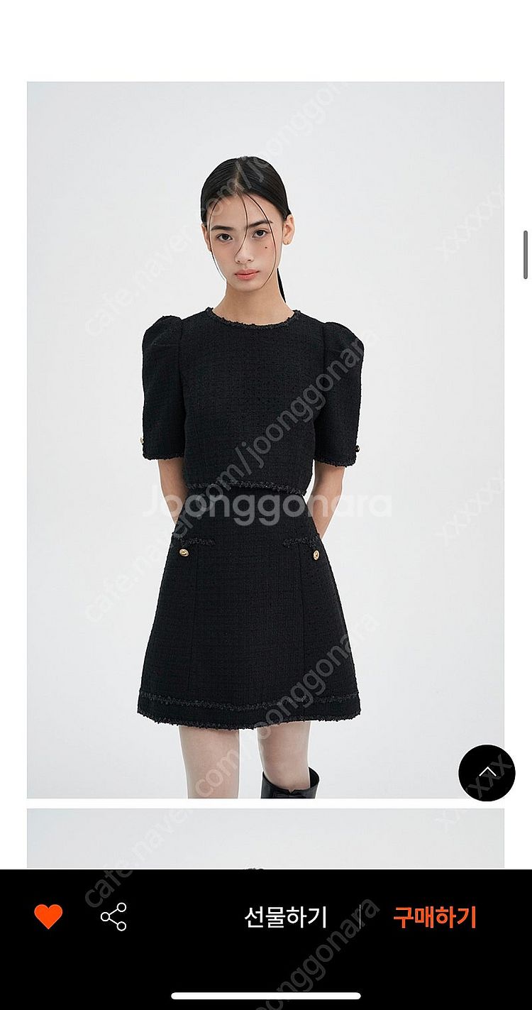 플로움 더문 드레스 미니 블랙 The Moon Dres...--0