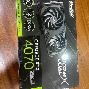 이엠텍 RTX 4070 SUPER STORM X DUAL OC D6X 12GB