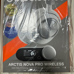 [미개봉] 스틸시리즈 아크티스 노바 프로 무선 화이트색상 게이밍 헤드셋(Steelseries Arctis Nova Pro Wireless White)