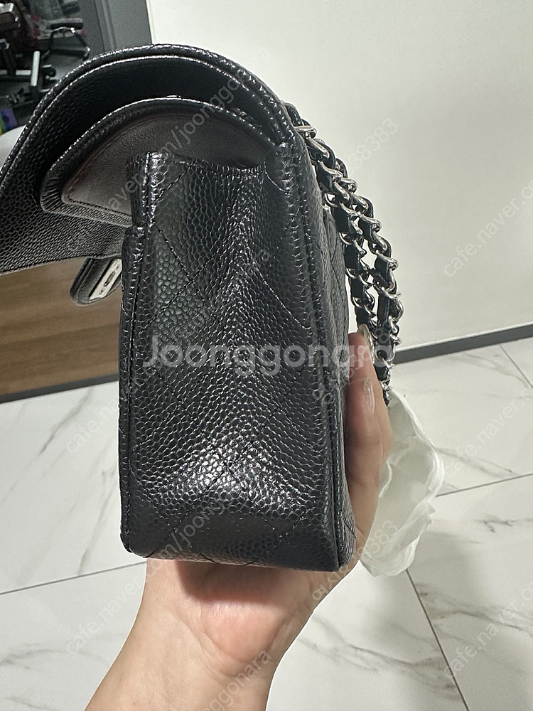 샤넬 클래식 스몰 은장 판매합니다.--5