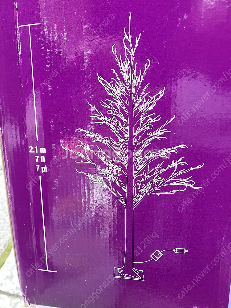 새상품) 크리스마스 장식 LED 얼음꽃 나무 210cm...--5
