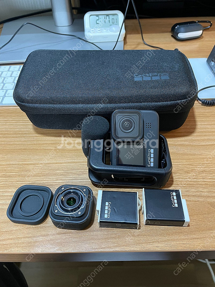 고프로 9 + 미디어 모듈 + 맥스렌즈 + 엔듀로배터리...--0