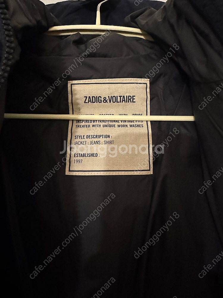 쟈딕앤볼테르 여성 숏 패딩--1