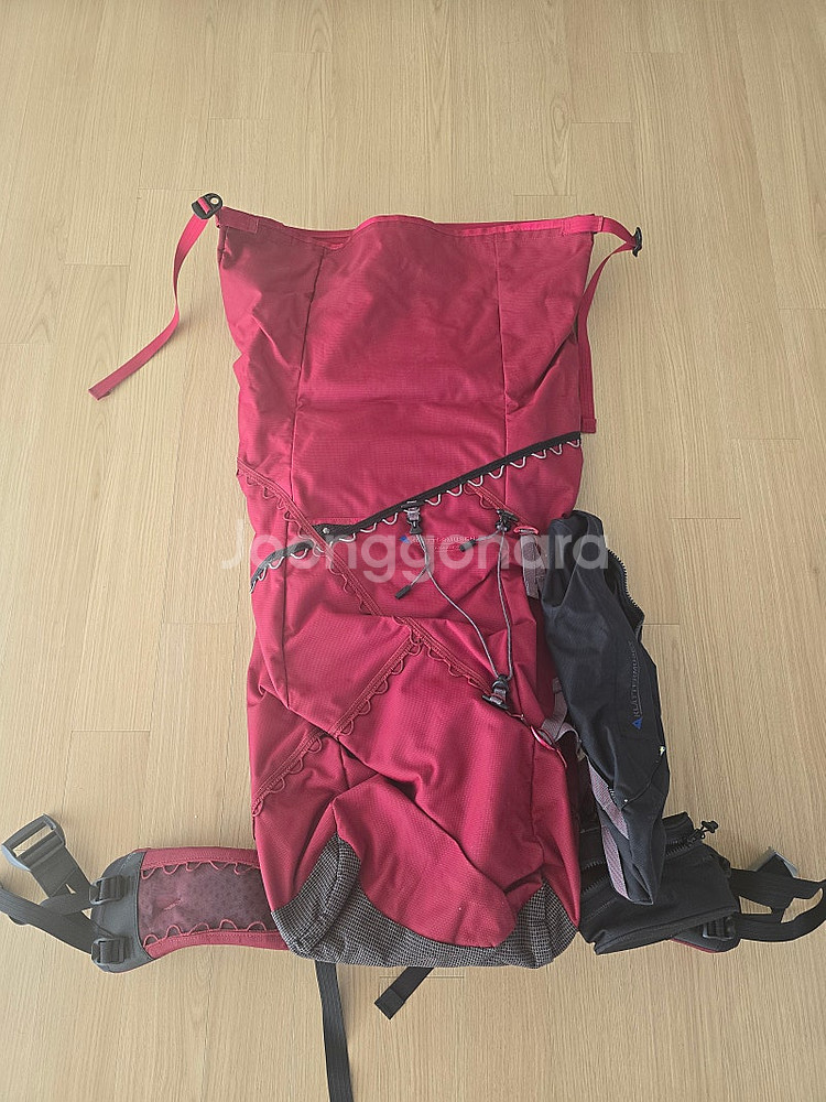 클라이터뮤젠 아카바 단종제품 등산배낭 60리터 자주색 ...--0