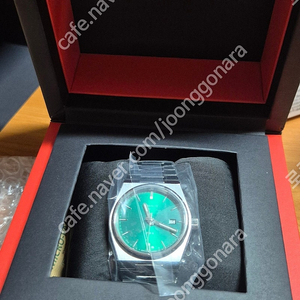 티쏘 Tissot PRX 35mm Quartz Steel Green 그린 팝니다. [미개봉]