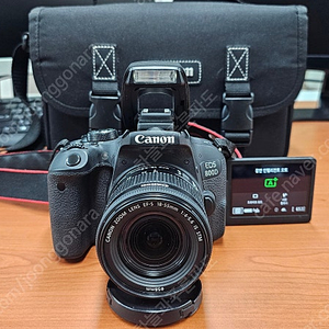 캐논 카메라 DSLR 800D 번들렌즈