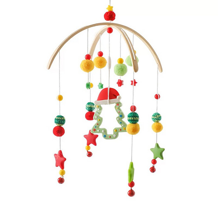 크리스마스 아기침대 모빌 팔아요--0