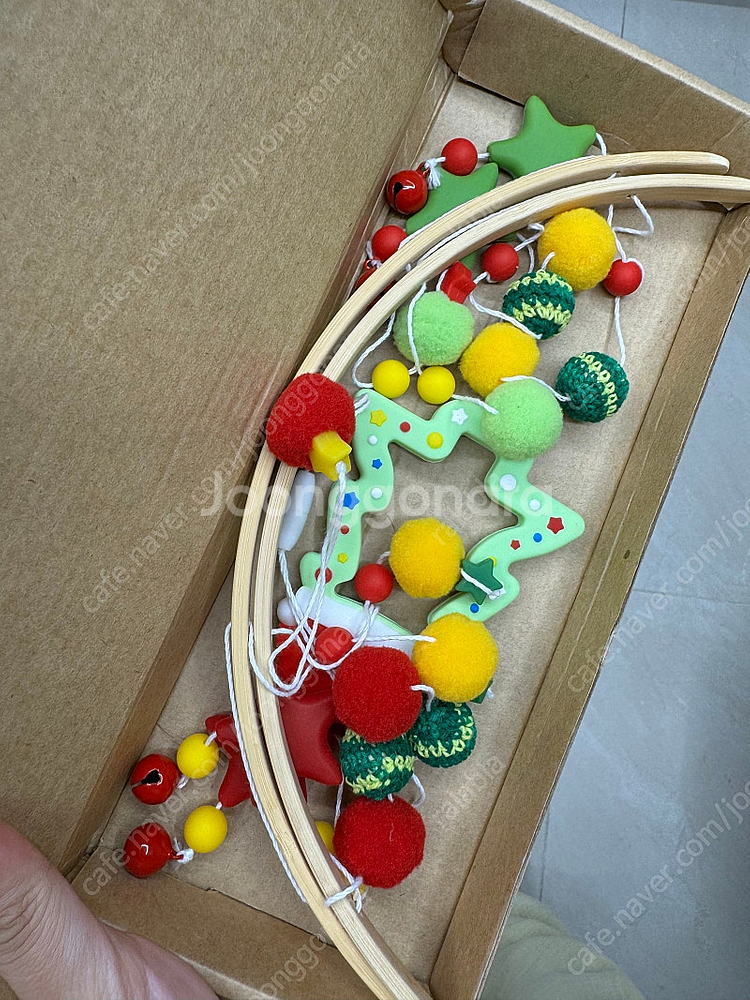 크리스마스 아기침대 모빌 팔아요--1