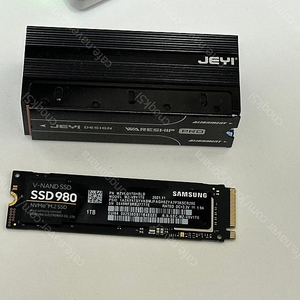 삼성정품 SSD 980 판매합니다. 방열판 포함